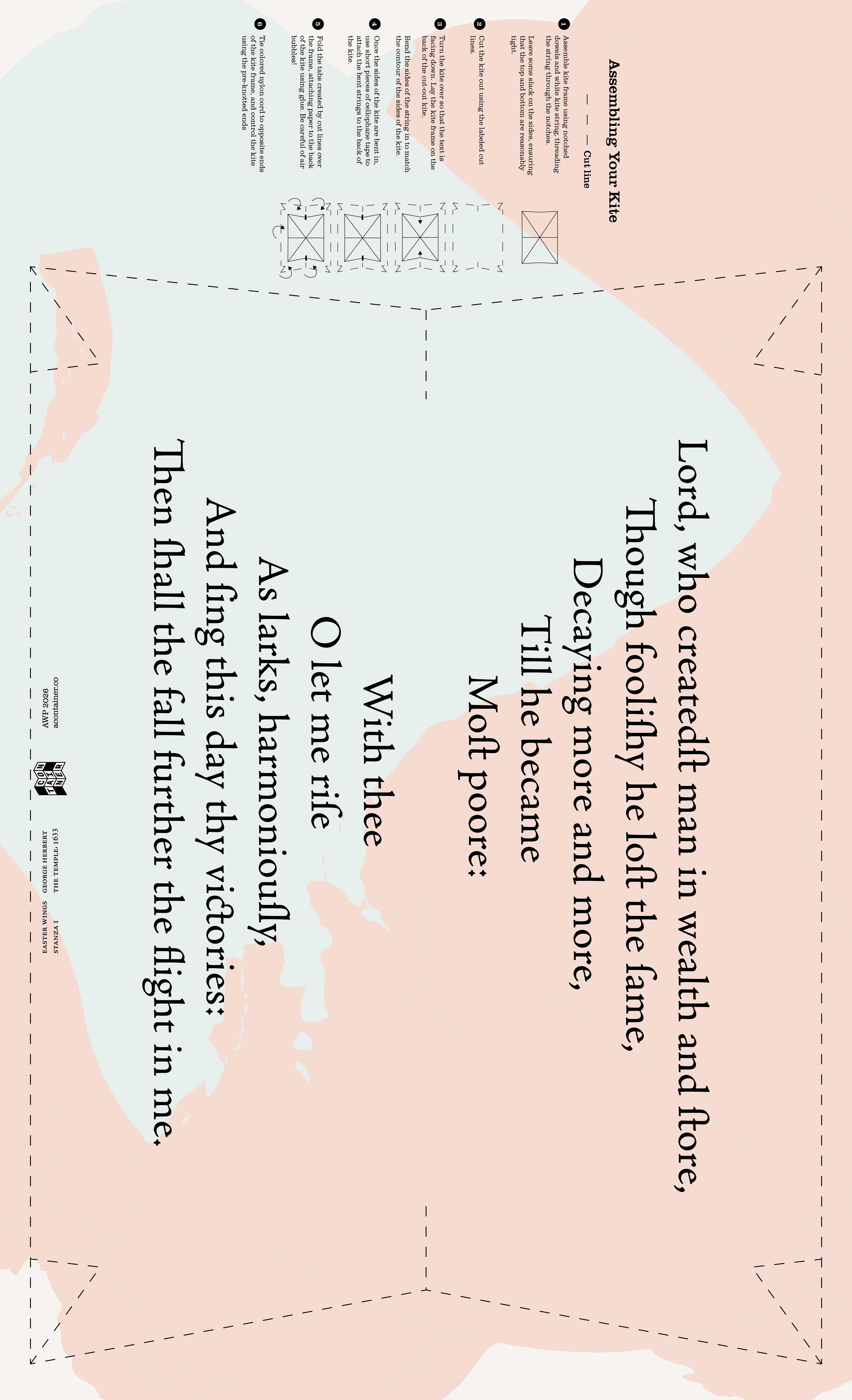 Stanza 1 Broadsheet with instructions